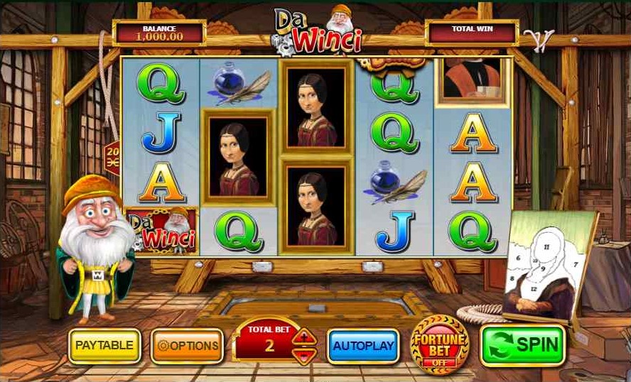 Da Winci Slot Review (Inspired Gaming) - Bonus & Free Spins Da Winci Slot Review (Inspired Gaming) - Bonus & Free Spins